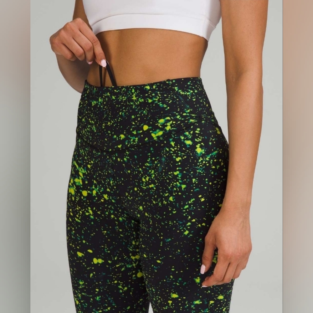 LULULEMON Base Pace High-Rise Running Tight 25"Sparks Fly Multi